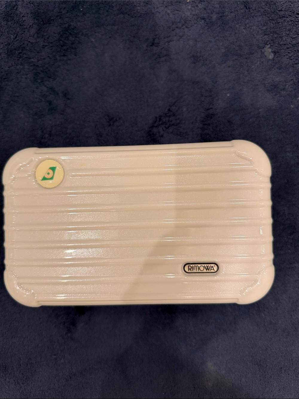 RIMOWA Cream Hard-Shell Travel Case
